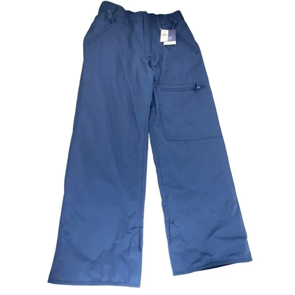 NEW Gap Husky Big Kids Boys Zip Pockets Straight Leg Trousers Pants Size 13-14Y